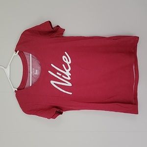 NIKE Red Dri-fit Tee Size Small